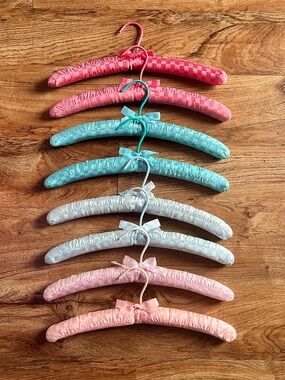 Vintage Padded Clothing Hangers Made in USA